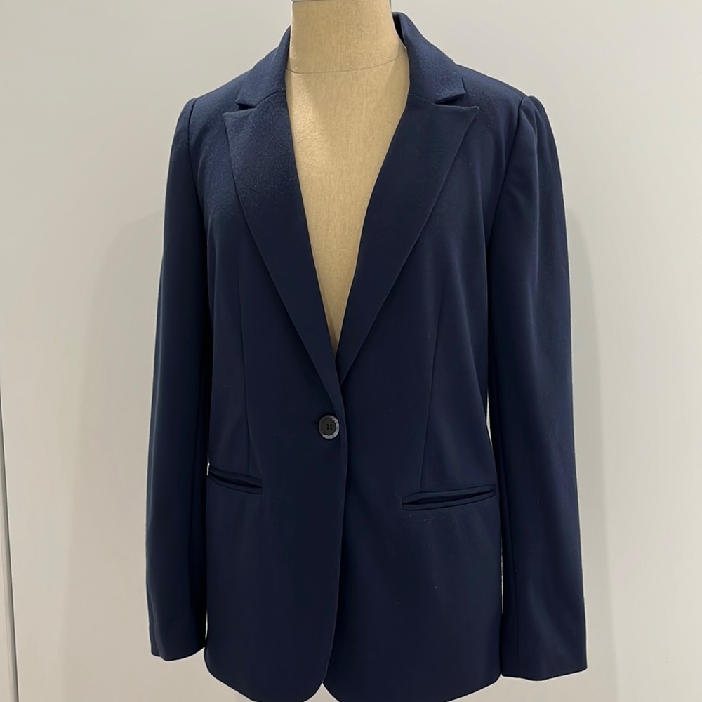 FOREVER 21 BLUE NAVY CASUAL BLAZER SZ S
